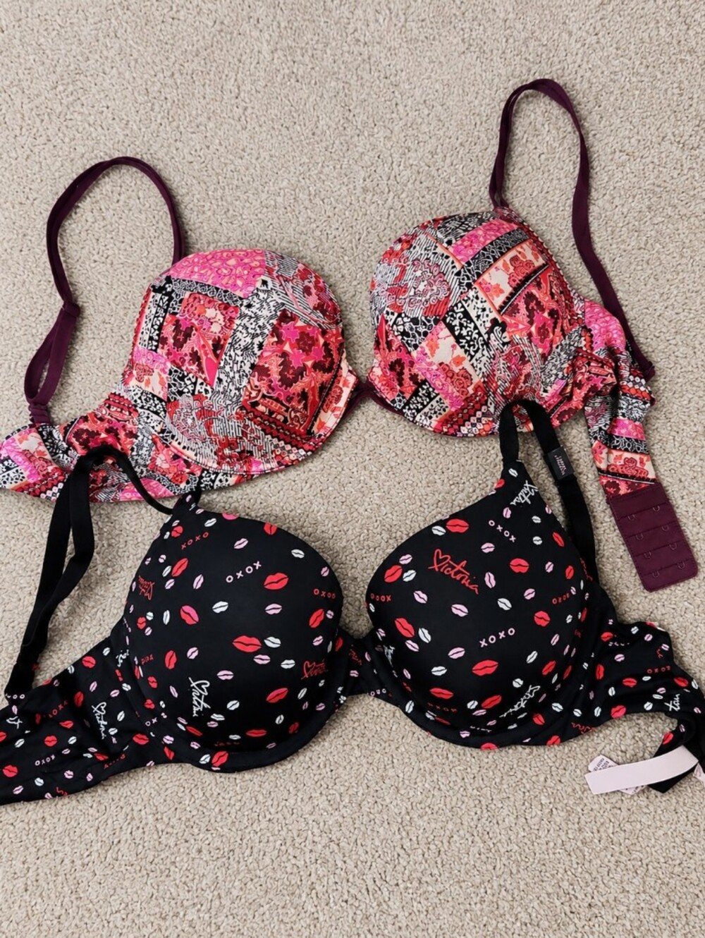 Victorias Secret-Print Bras - Set of 2